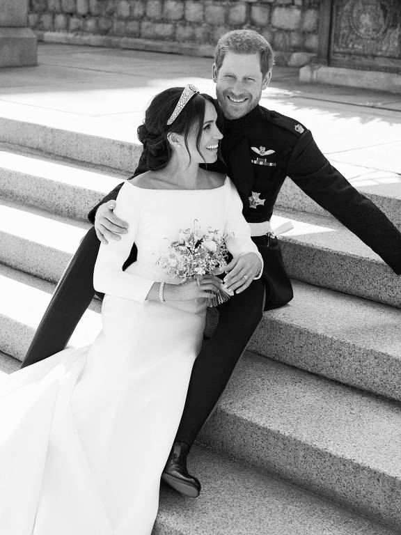 A cerimônia de casamento na capela de São George