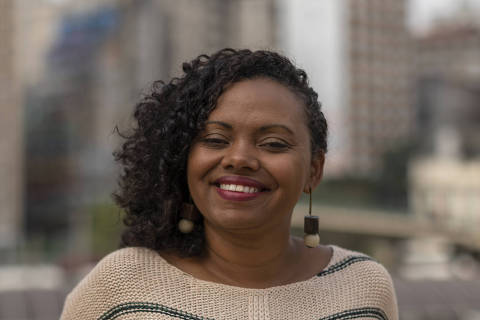 SAO PAULO, SP - 21 AGOSTO: A empreendedora social Adriana Barbosa, fundadora da Feira Preta e da Preta Hub, posa para foto no centro de Sao Paulo, em 21 de agosto de 2019. (Foto: Renato Stockler)******PREMIO EMPREENDEDOR SOCIAL 2019******