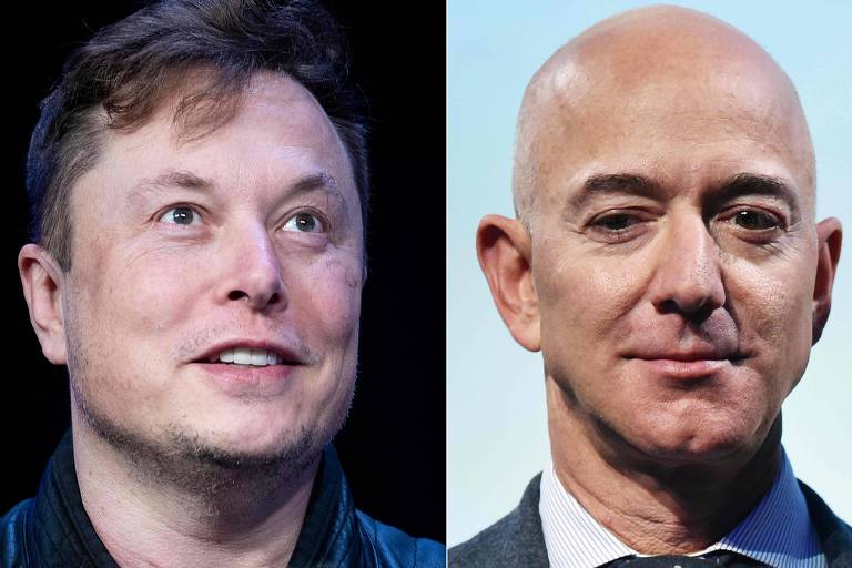 Concorrentes, Musk e Bezos participam de jantar com Trump