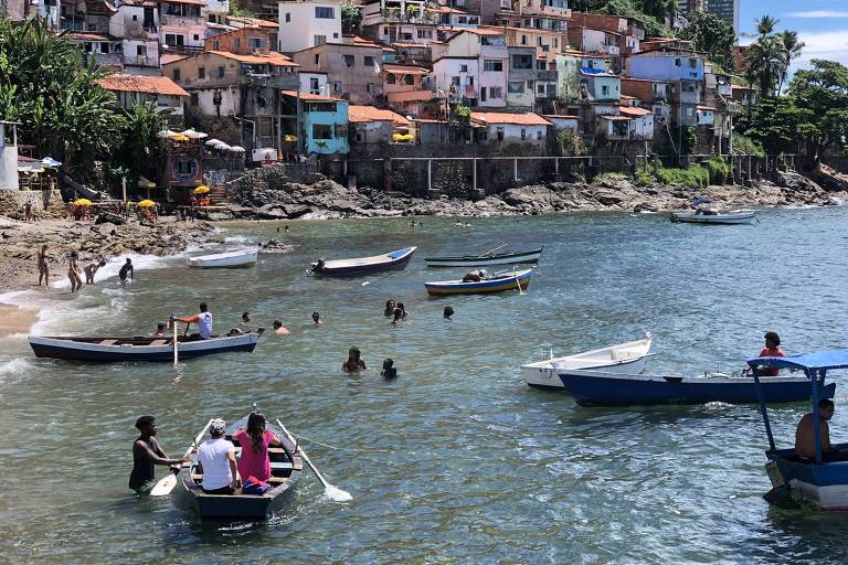 Praia da Gamboa de Baixo, ao lado do Museu de Arte Moderna da Bahia é novo point dos soteropolitanos