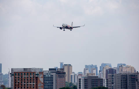 SAO PAULO, SP - 16.02.2022 - Obras do Emas, nova área de escape inédita na América Latinha que está sendo construída no aeroporto de Congonhas.. (Foto: Danilo Verpa/Folhapress, COTIDIANO) ORG XMIT: 595240