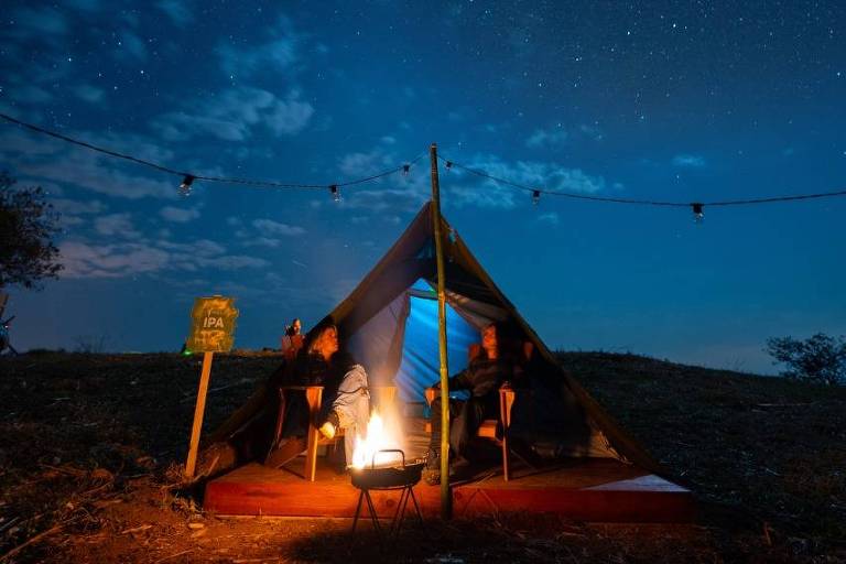 Cerveja Patagonia leva 'hotel 5 bilhões de estrelas' para SC