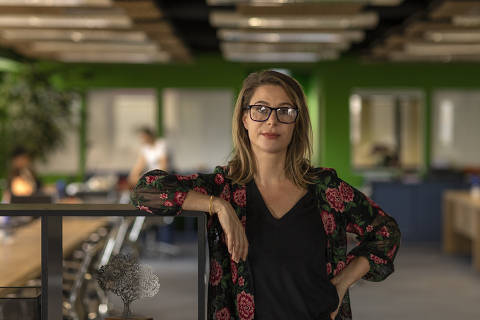 SAO PAULO, SP - 25 JULHO:  TODOS PELA EDUCACAO - Priscila Cruz, presidente-executiva e cofundadora da ONG Todos Pela Educacao, posa para foto na Bela Vista, em Sao Paulo, em 25 de julho de 2022. (Foto: Renato Stockler)******PREMIO EMPREENDEDOR SOCIAL 2022******