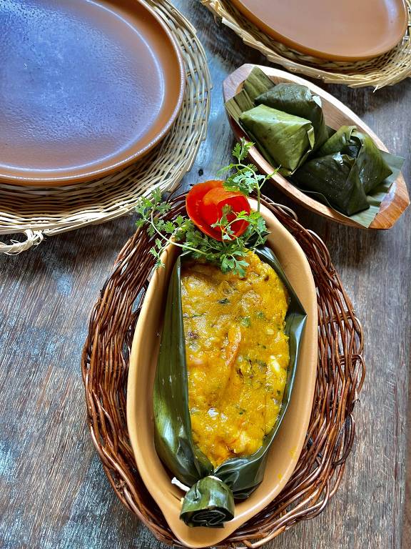 A poqueca do restaurante Dona Mariquita, em Salvador