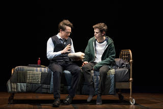 Jamie Parker, left, and Sam Clemmett in the play 