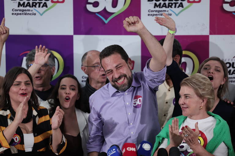 Boulos comemora ida ao 2º turno