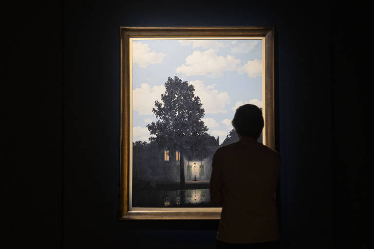 Pintura de René Magritte é vendida por US$ 121 milhões, valor recorde para o pintor