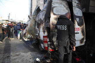 MEDIO ORIENTE-GAZA-DEIR AL-BALAH-PERIODISTAS-MUERTE