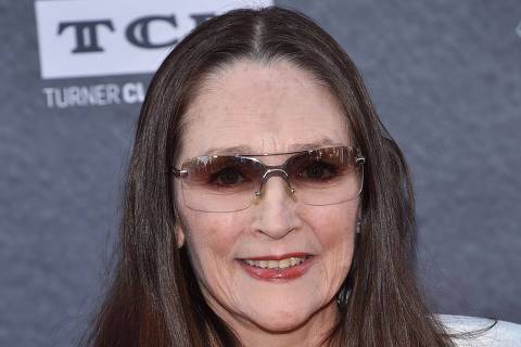 (FILES) Olivia Hussey attends the 50th Anniversary World Premiere Restoration of 'The Producers' presented as the Opening Night Gala of the 2018 TCM Classic Film Festival at the TCL Chinese theatre in Hollywood, California on April 26, 2018. Olivia Hussey, who starred as a teenage Juliet in Franco Zeffirelli's 1968 film 