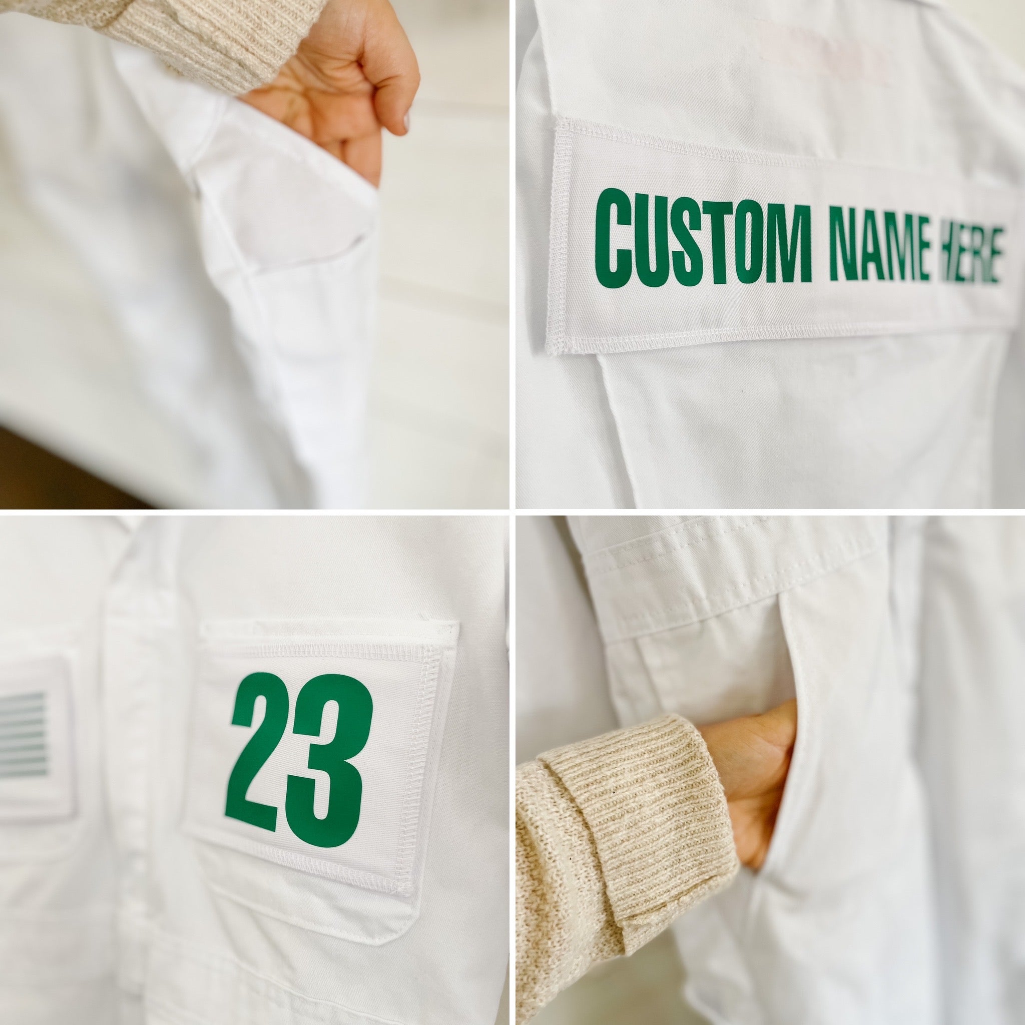 Adult Custom Caddie Uniform With Name and Number