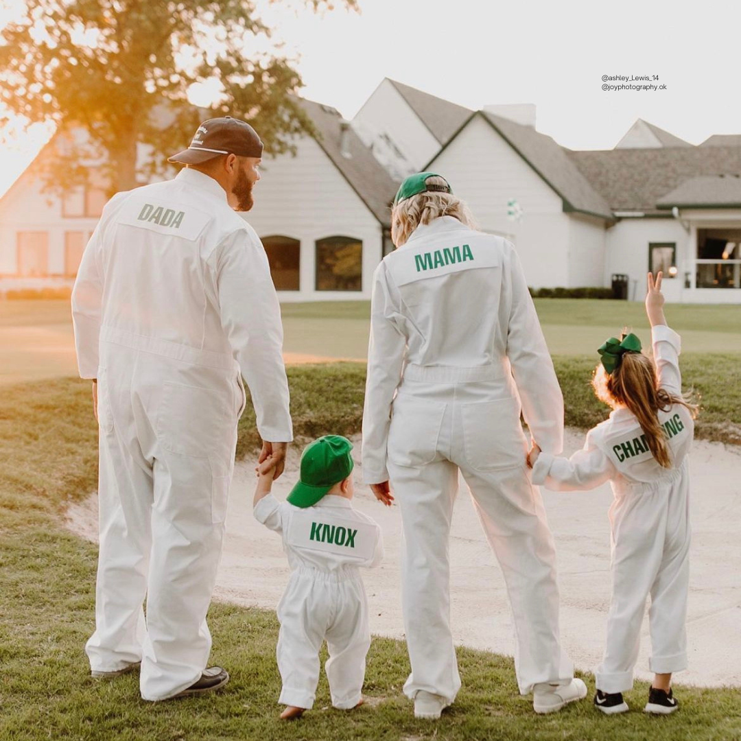 Kids Custom Caddie Uniform With Name and Number