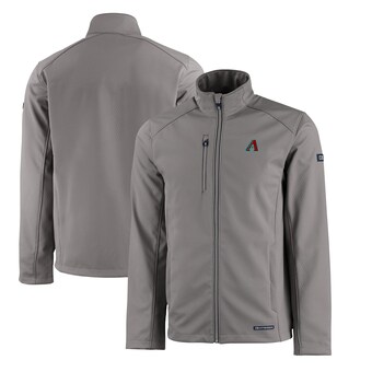  Arizona Diamondbacks Cutter & Buck Evoke Eco Recycled Full-Zip Jacket - Gray