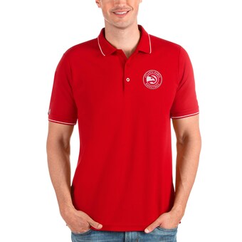 Atlanta Hawks Antigua Team Affluent Polo - Red