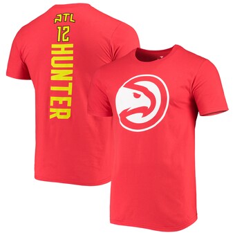 De'Andre Hunter Atlanta Hawks Fanatics Playmaker Name & Number Logo T-Shirt - Red