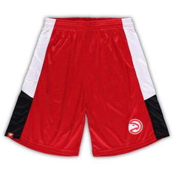 Atlanta Hawks Fanatics Big & Tall Champion Rush Practice Shorts - Red