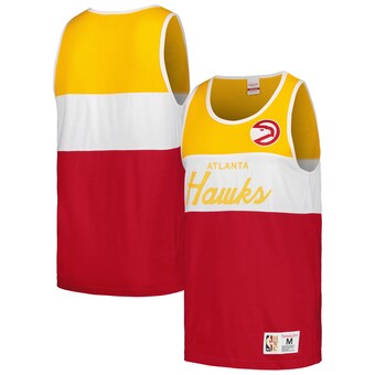 Atlanta Hawks Mitchell & Ness Special Script Tank Top - Red