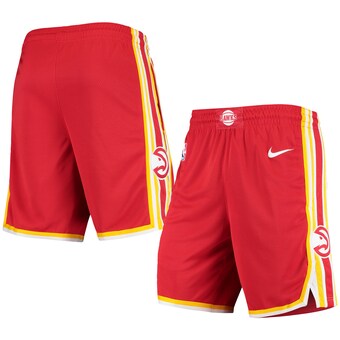 Atlanta Hawks Nike Statement Edition Swingman Shorts - Red