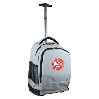 Atlanta Hawks MOJO 19'' Premium Wheeled Backpack - Gray