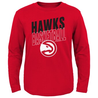 Atlanta Hawks Preschool Showtime Long Sleeve T-Shirt - Red