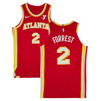 Trent Forrest Atlanta Hawks Fanatics Authentic Game-Used #2 Red Jersey vs. New Orleans Pelicans on March 10, 2024 - Size 48+4