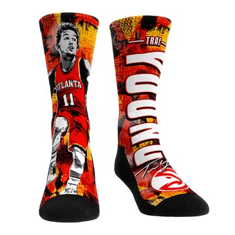 Trae Young Atlanta Hawks Rock Em Socks Unisex Big Player Crew Socks