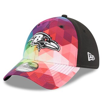 Men's Baltimore Ravens  New Era Pink 2023 NFL Crucial Catch 39THIRTY Flex Hat