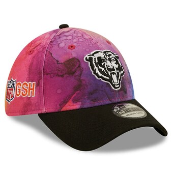 Men's Chicago Bears New Era Pink/Black 2022 NFL Crucial Catch 39THIRTY Flex Hat