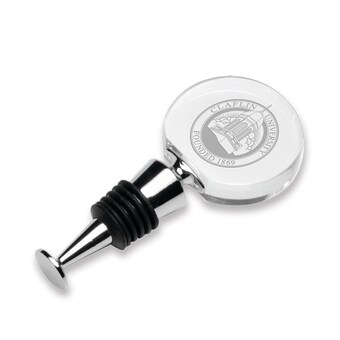 Claflin Panthers Round Wine Stopper