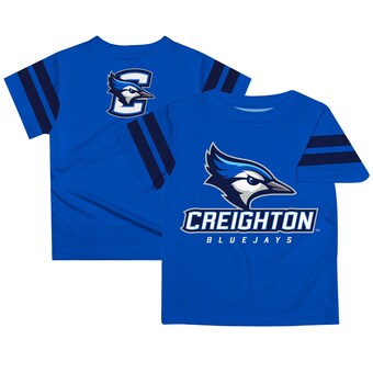 Creighton Bluejays Youth Team Logo Stripes T-Shirt - Blue