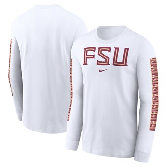 Florida State Seminoles Nike Local Spirit Slogan Long Sleeve T-Shirt - White