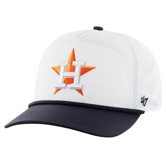 Men's Houston Astros '47 White Mulligan Breakfast Ball Hitch Adjustable Hat