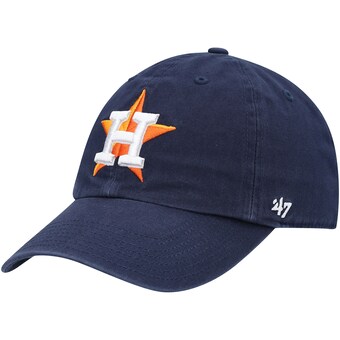 Youth Houston Astros '47 Navy Team Logo Clean Up Adjustable Hat