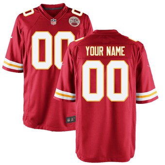 Youth Kansas City Chiefs Nike Red Custom Game Jersey