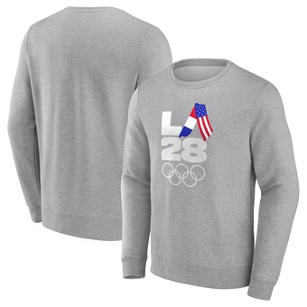 Team USA LA 2028 Summer Olympics Handover Pullover Sweatshirt - Gray