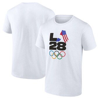 Team USA LA 2028 Summer Olympics Handover T-Shirt - White