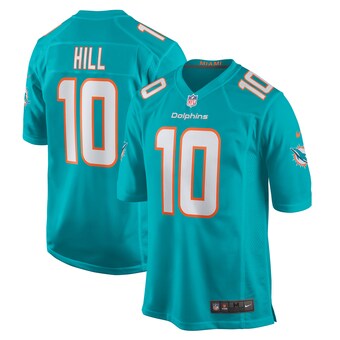 Youth Miami Dolphins Tyreek Hill Nike Aqua Game Jersey