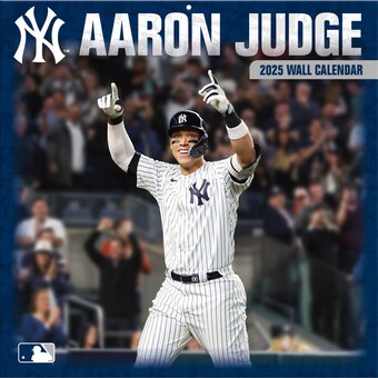 New York Yankees Aaron Judge 2025 12" x 12" Player Wall Calendar