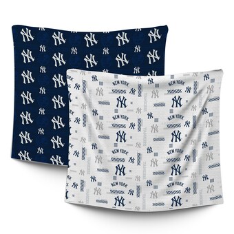 Infant New York Yankees  Pegasus 47" x 47" Home & Away Two-Piece Muslin Blanket Set