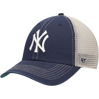 Men's New York Yankees '47 Navy Trawler Clean Up Trucker Snapback Hat