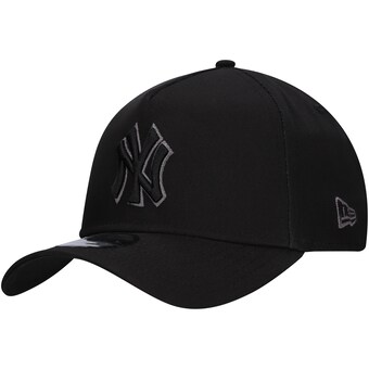 Men's New York Yankees New Era Black Tonal Pop 9FORTY A-Frame Adjustable Hat