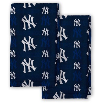 New York Yankees Pegasus 2-Pack Repeat Logo Dish Towel Set