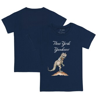 Toddler New York Yankees Tiny Turnip Navy TT Rex T-Shirt