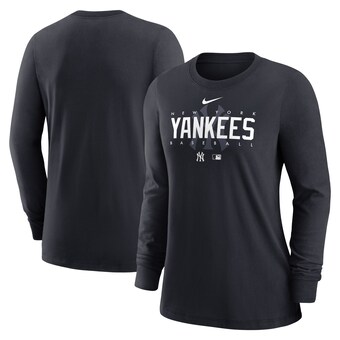 Women's New York Yankees Nike Navy Authentic Collection Legend Performance Long Sleeve T-Shirt