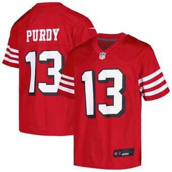 Youth San Francisco 49ers Brock Purdy Nike Scarlet Game Jersey