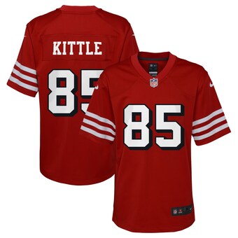 Youth San Francisco 49ers George Kittle Nike Scarlet Game Jersey