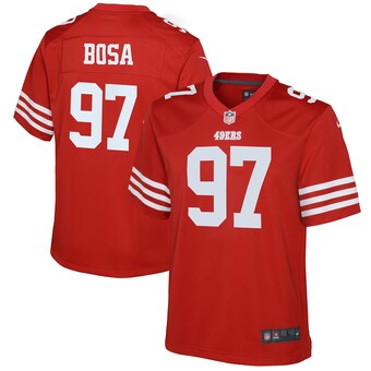 Youth San Francisco 49ers Nick Bosa Nike Scarlet Game Jersey