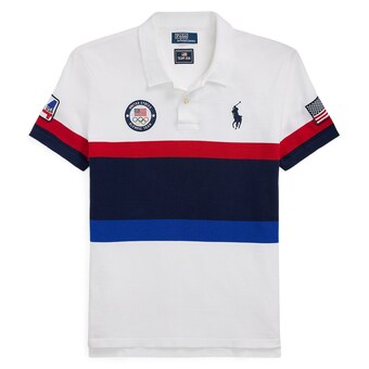 Team USA Polo Ralph Lauren 2024 Summer Olympics Closing Ceremony Polo - White