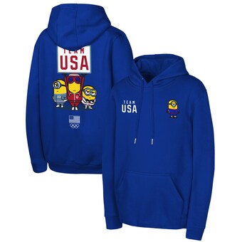  Team USA Unisex Minions Pullover Hoodie - Royal