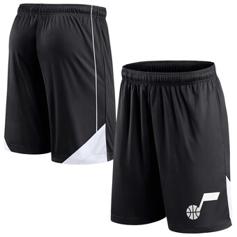 Men's Utah Jazz Fanatics Black Slice Shorts