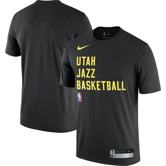 Men's Utah Jazz Nike Black 2023/24 Sideline Legend Performance Practice T-Shirt